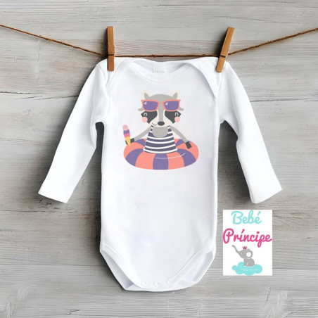 Body Mapache Helado Personalizado